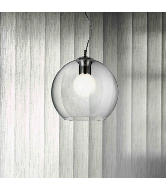 Lampada a sospensione design trasparente NEMO CLEAR 1 lampadina
