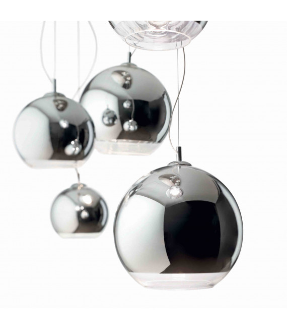 Colgante de cromo DISCOVERY CROMO 5 bombillas