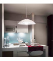 White LANA pendant lamp 1 bulb Diameter 26 Cm