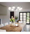 TOKYO Chrome Pendant 8 bulbs