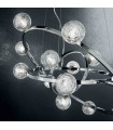 ORBITAL Chrome Pendant 14 bulbs