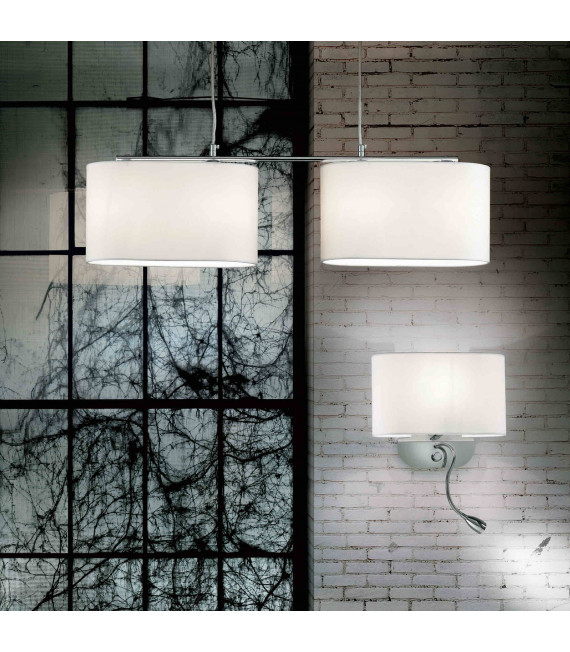 SHERATON white pendant light 4 bulbs