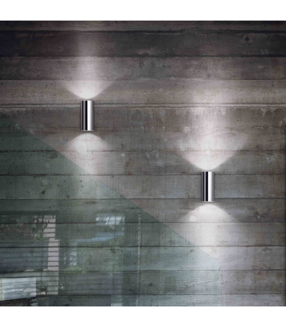 Chrome HOT 2-Licht Wandleuchte