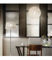 White BASKET pendant light 1 bulb Diameter 36 Cm