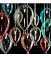 Multicolour CLOWN pendant light 12 bulbs