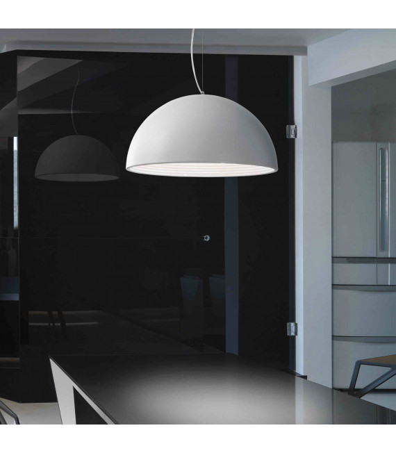 Bianco DON sospensione 1 Lampadina Diametro 64 Cm