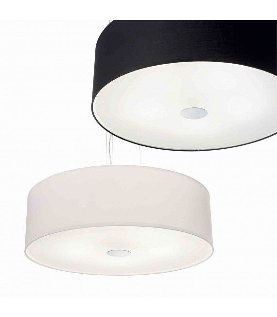 White WOODY pendant light 5 bulbs