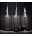 Suspension Chromée CONO 3 ampoules
