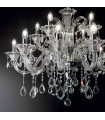 Transparent suspension in COLOSSAL crystal 15 bulbs