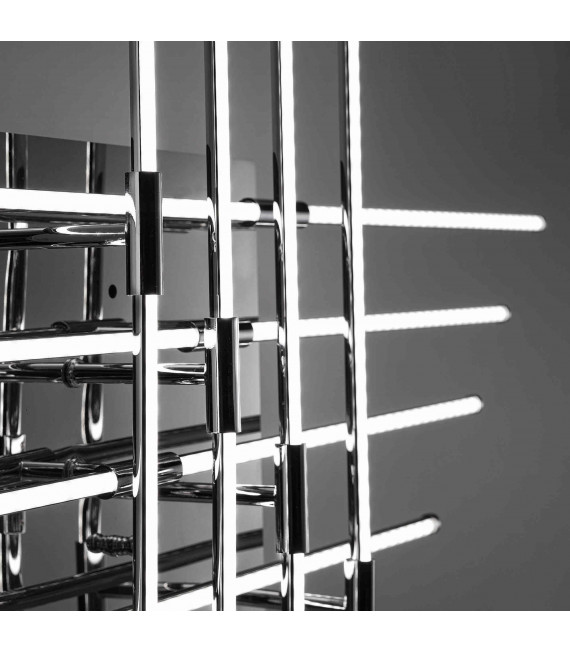 Plafonnier Chrome CROSS 360 ampoules