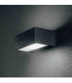 Wall light black TWIN 1 bulb