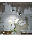 Chrome Suspension MR JACK 1 bulb Diameter 60 Cm