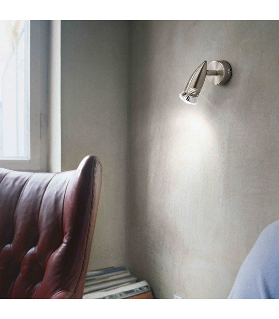 Aplique Marrón ALFA 1 luz
