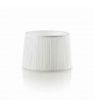 White designer table lamp KATE 1 bulb