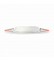 Plafonnier Spot design encastré Blanc GROOVE 1 ampoule