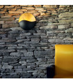 Black wall light SUNRISE 4 bulbs