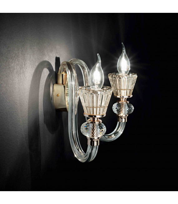 STRAUSS applique dorata 2 luci