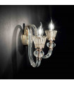 Applique murale Dorée STRAUSS 2 ampoules
