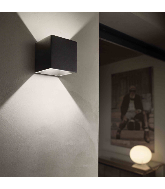 Applique murale Noire RUBIK 1 ampoule