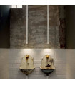 White ULTRATHIN pendant light 1 bulb