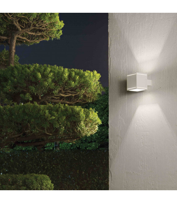 SNIF SQUARE white wall light 1 bulb