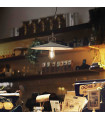 BROOKLYN Brown Suspension 1 bulb Diameter 84 Cm