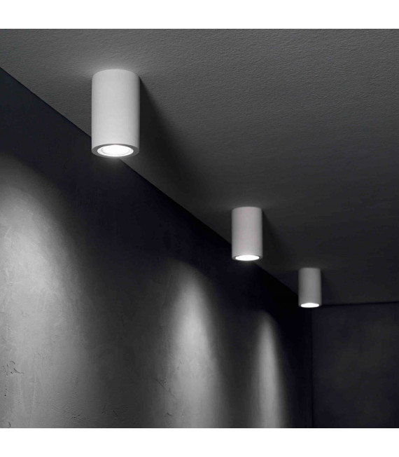 White ceiling lamp TOWER 1 bulb Diameter 7 Cm