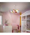Multicolour TITTI ceiling light 6 bulbs