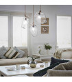 Transparent POTTY pendant light 1 bulb