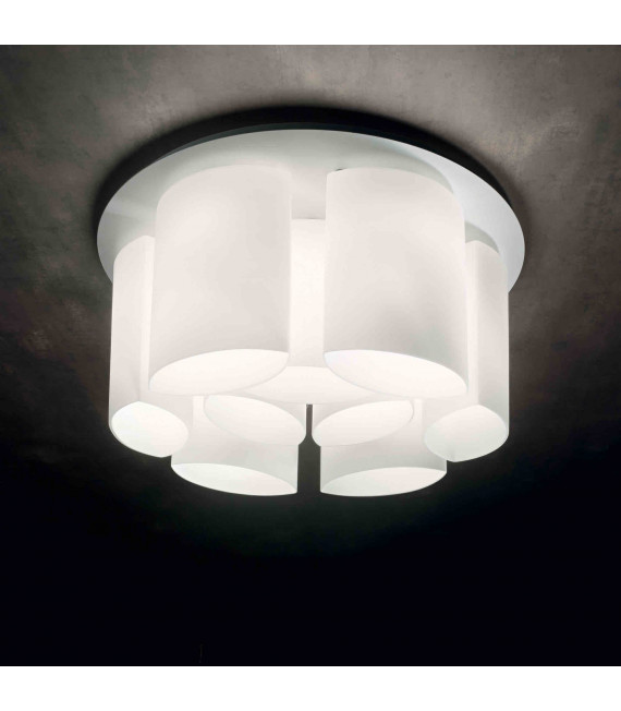 Plafoniera bianca ALMOND 9 lampadine