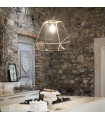 ORANGERIE Brown pendant light 1 bulb in metal