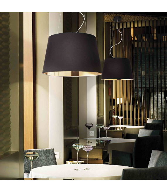 Suspension Noire NORDIK 6 ampoules