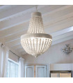 White MONET pendant light 5 bulbs