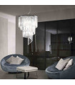 CARLTON crystal chrome pendant 12 lights