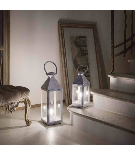 White MERMAID 1-light metal table lamp
