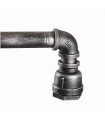 Plafonnier Noir antique PLUMBER 5 ampoules