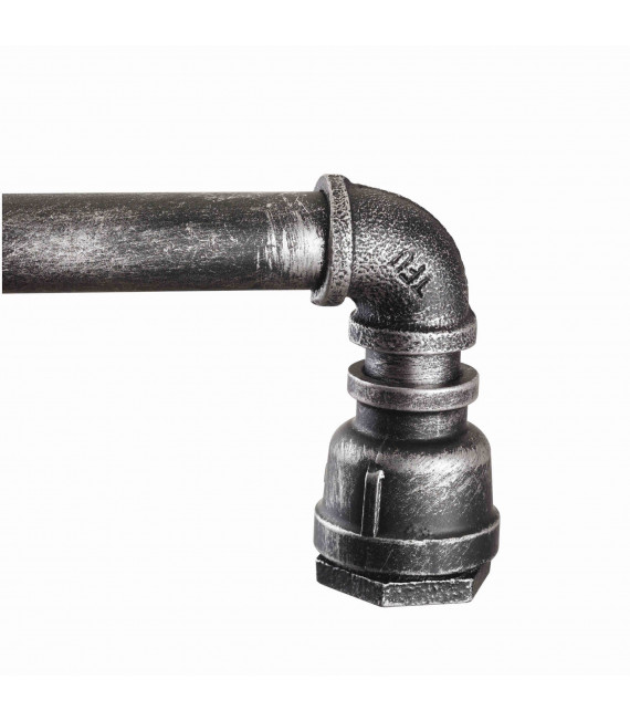Antique black pendant lamp PLUMBER 1 bulb