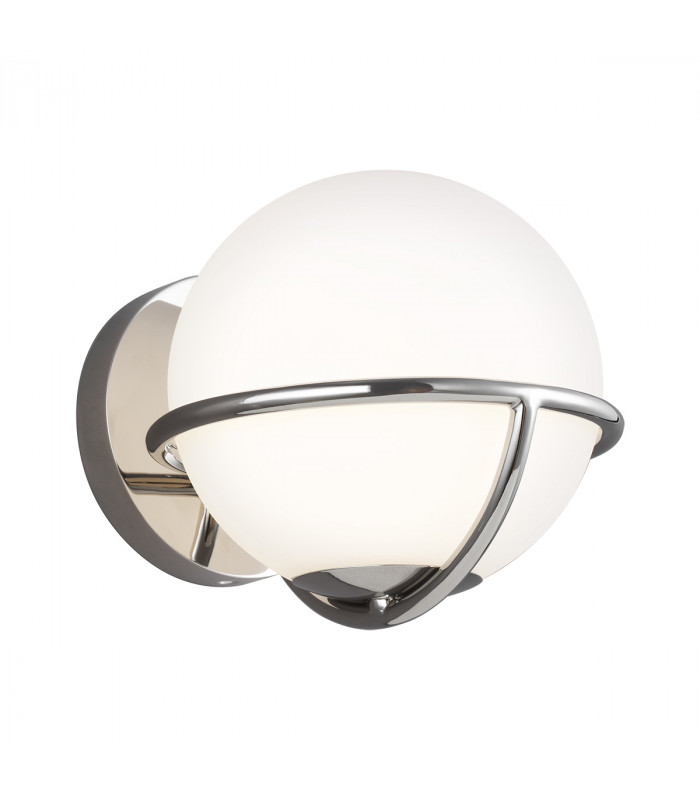 Applique murale Apollo Nickel poli 17,1 Cm