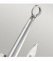 Applique murale Ascher Nickel poli