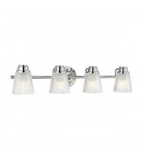 Applique murale Hudson Chrome poli