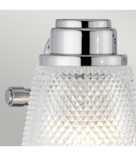 Applique murale Hudson Chrome poli