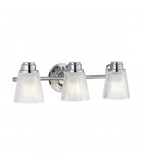 Applique murale Hudson Chrome poli