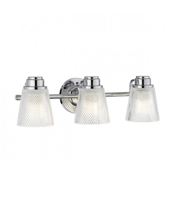 Applique murale Hudson Chrome poli