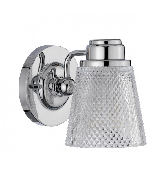 Applique murale Hudson Chrome poli