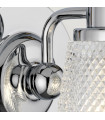 Applique murale Hudson Chrome poli