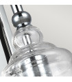 Applique murale Loras Chrome
