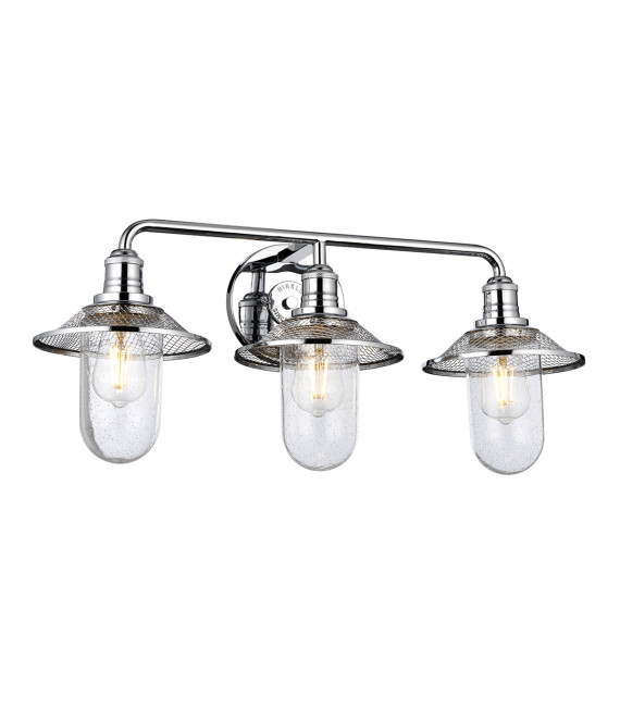 Applique murale Rigby Chrome poli