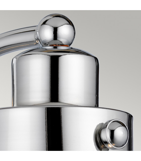 Applique murale Scholar Chrome poli