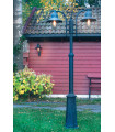 Applique murale de jardin Como Noir 44 Cm