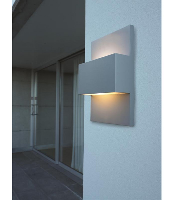 Applique murale de jardin Geneve Aluminium 31 Cm